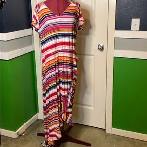 Multi colored maxi dress
